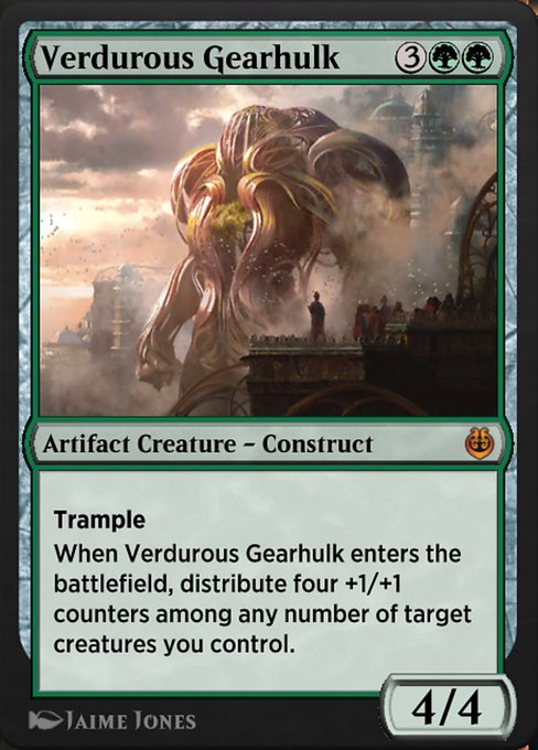 Verdurous Gearhulk - Kaladesh Remastered Mythic Card