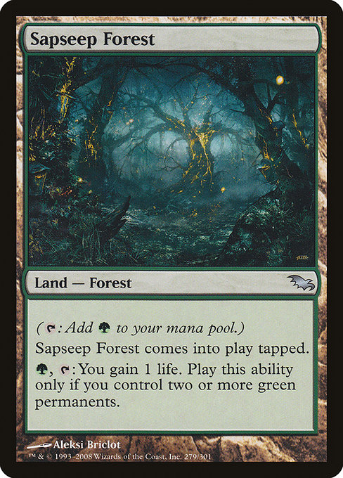 Sapseep Forest - Shadowmoor Uncommon Card
