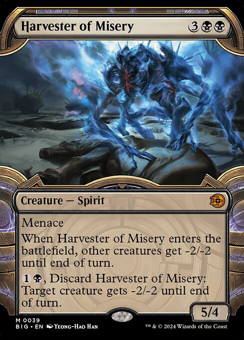 Harvester of Misery - The Big Score Mythic Card
