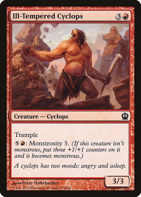 Ill-Tempered Cyclops - Theros Common Card