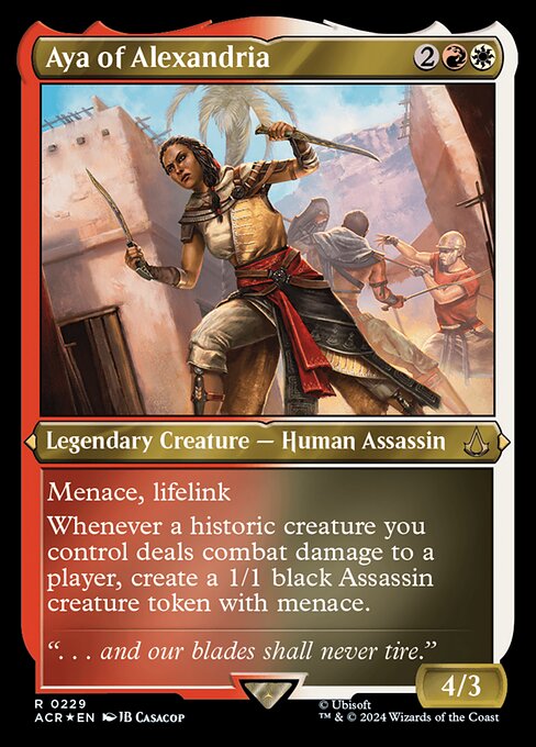 Aya of Alexandria - Assassin's Creed Rare Card