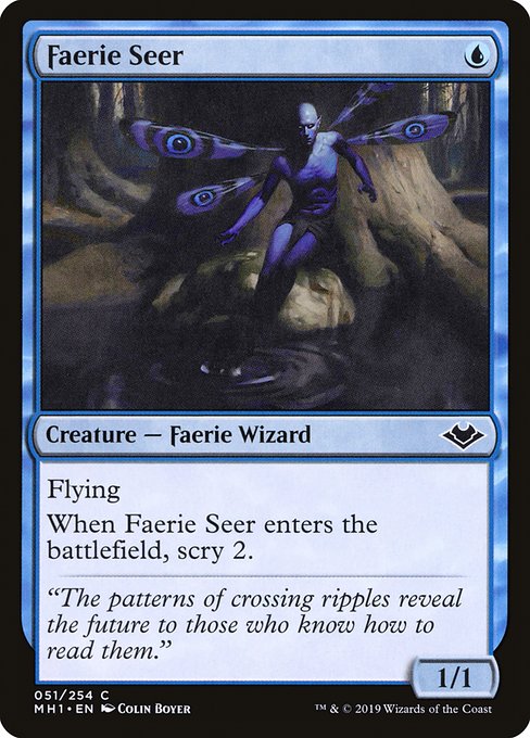 Faerie Seer - Modern Horizons Common Card