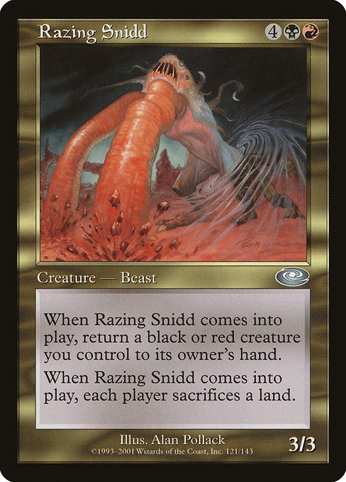 Razing Snidd - Planeshift Uncommon Card