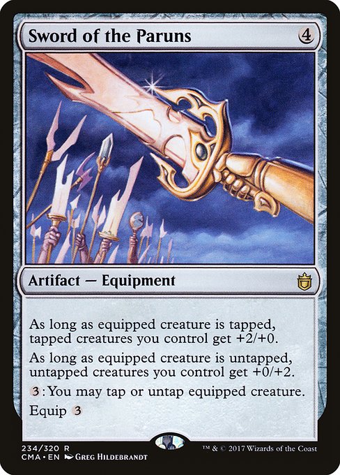 Sword of the Paruns - Commander Anthology Rare Card