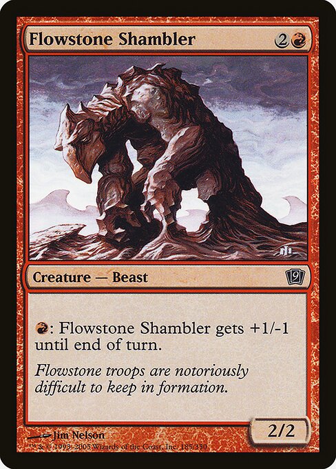 Flowstone Shambler - Ninth Edition Common Card