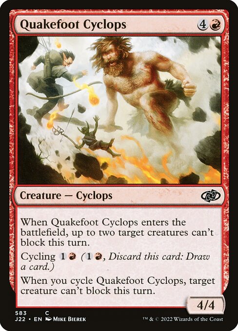 Quakefoot Cyclops - Jumpstart 2022 Common Card