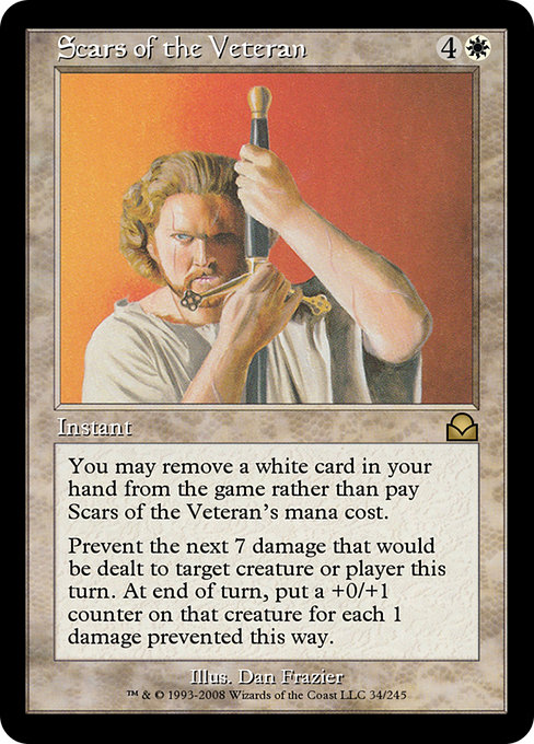 Scars of the Veteran - Masters Edition II Rare Card