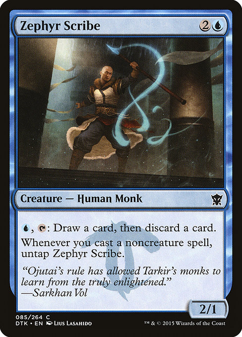 Zephyr Scribe - Dragons of Tarkir Common Card