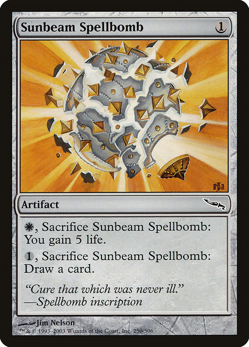 Sunbeam Spellbomb - Mirrodin Common Card