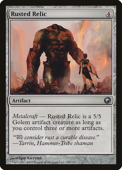 Rusted Relic - Scars of Mirrodin Uncommon Card