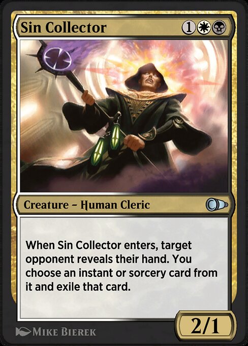 Sin Collector - Pioneer Masters Uncommon Card