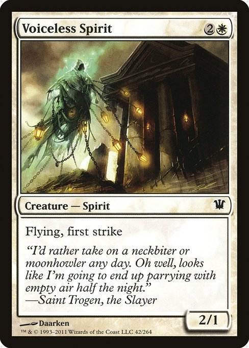 Voiceless Spirit - Innistrad Common Card