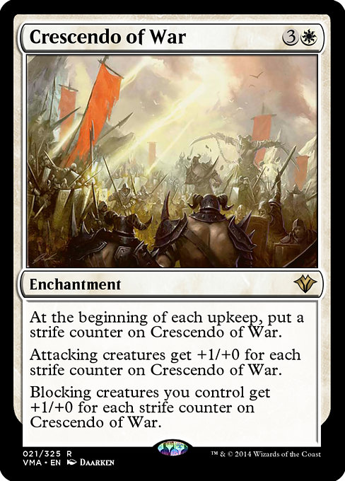 Crescendo of War - Vintage Masters Rare Card