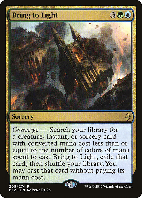 Bring to Light - Battle for Zendikar Rare Card