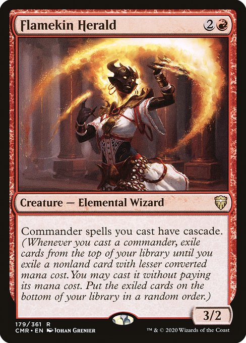Flamekin Herald - Commander Legends Rare Card