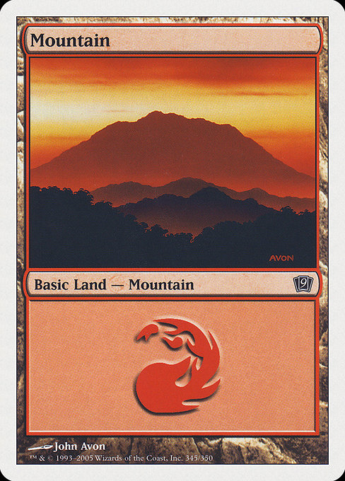 Mountain - Ninth Edition Common Card