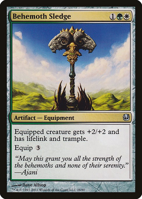 Behemoth Sledge - Duel Decks: Ajani vs. Nicol Bolas Uncommon Card