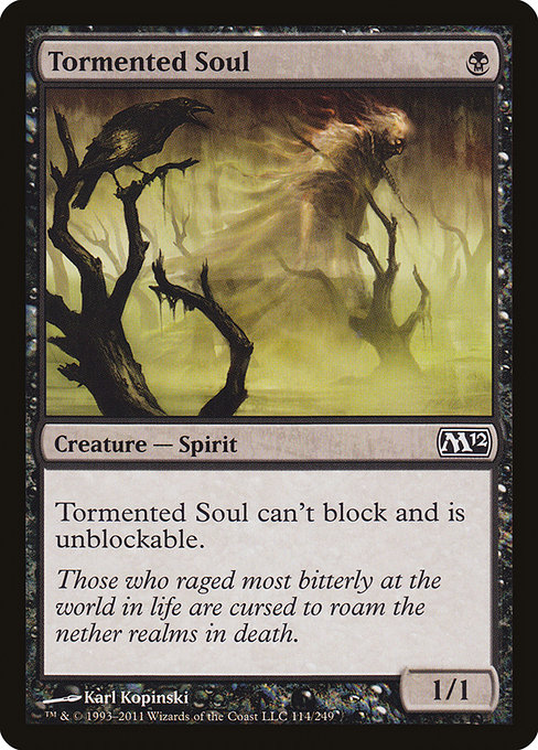 Tormented Soul - Magic 2012 Common Card