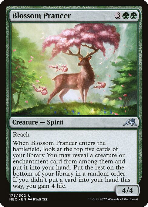 Blossom Prancer - Kamigawa: Neon Dynasty Uncommon Card