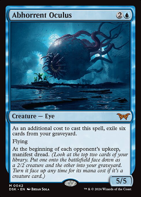 Abhorrent Oculus - Duskmourn: House of Horror Mythic Card