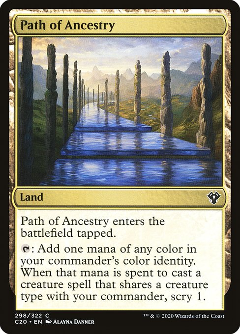 Path of Ancestry - Commander 2020 Common Card