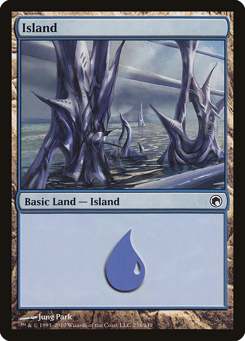 Island - Scars of Mirrodin Common Card