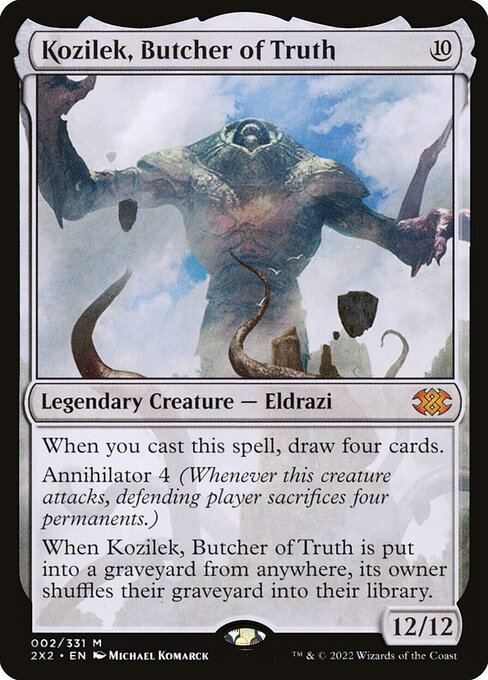 Kozilek, Butcher of Truth - Double Masters 2022 Mythic Card