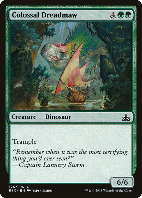 Colossal Dreadmaw - Rivals of Ixalan Common Card