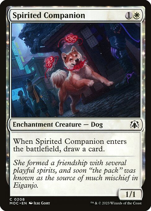 Spirited Companion - March of the Machine Commander Common Card