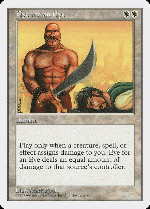 Eye for an Eye - Fifth Edition Rare Card