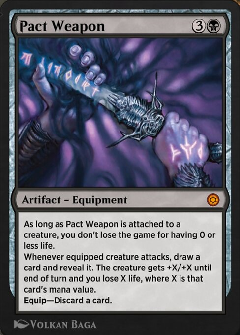 Pact Weapon - Alchemy Horizons: Baldur's Gate Mythic Card