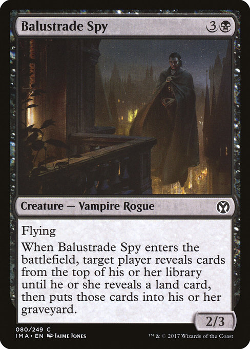 Balustrade Spy - Iconic Masters Common Card