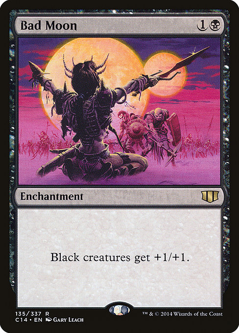 Bad Moon - Commander 2014 Rare Card