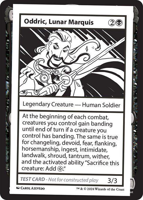 Oddric, Lunar Marquis - Mystery Booster 2 Rare Card