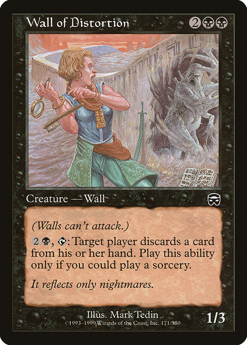 Wall of Distortion - Mercadian Masques Common Card