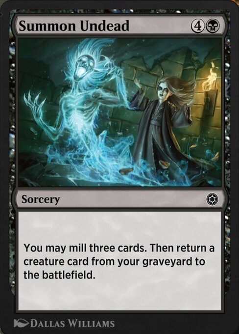 Summon Undead - Alchemy Horizons: Baldur's Gate Common Card