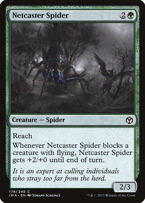 Netcaster Spider - Iconic Masters Common Card