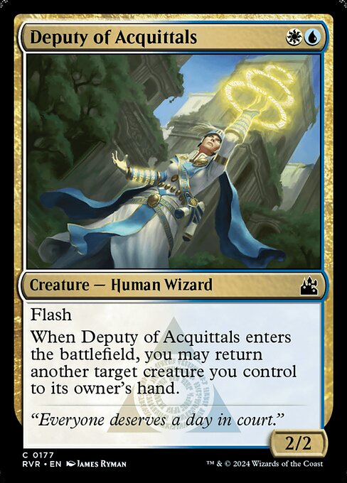 Deputy of Acquittals - Ravnica Remastered Common Card