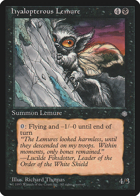 Hyalopterous Lemure - Ice Age Uncommon Card