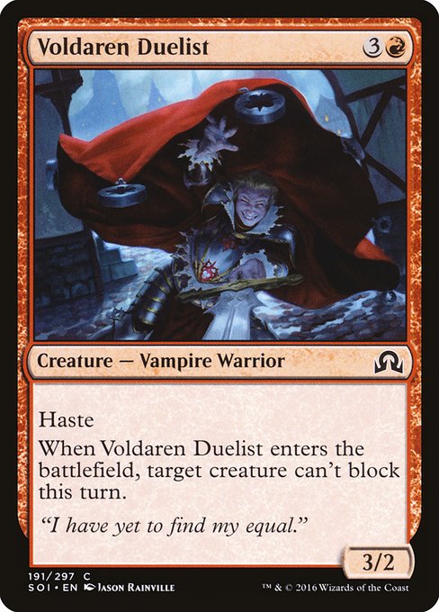 Voldaren Duelist - Shadows over Innistrad Common Card