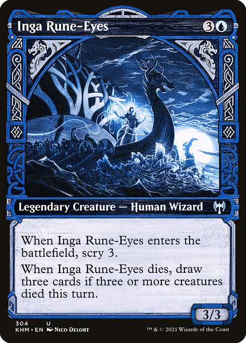 Inga Rune-Eyes - Kaldheim Uncommon Card