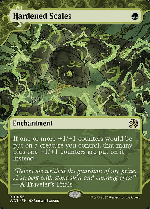 Hardened Scales - Wilds of Eldraine: Enchanting Tales Rare Card