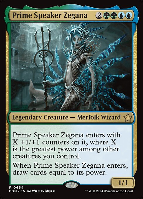 Prime Speaker Zegana - Foundations Rare Card