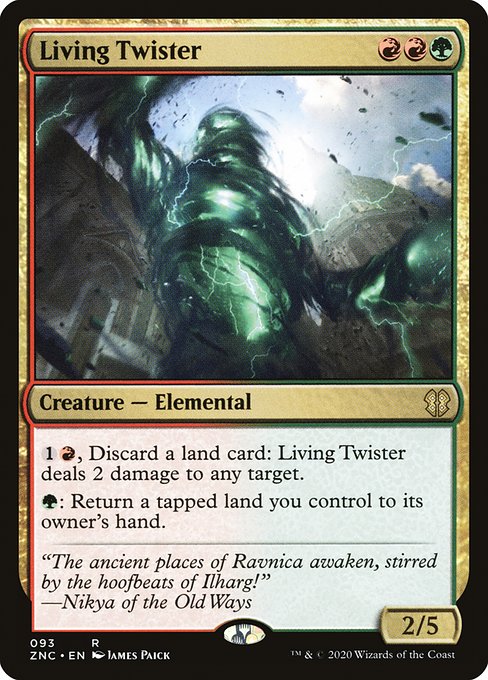 Living Twister - Zendikar Rising Commander Rare Card