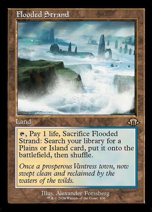 Flooded Strand - Modern Horizons 3 Rare Card