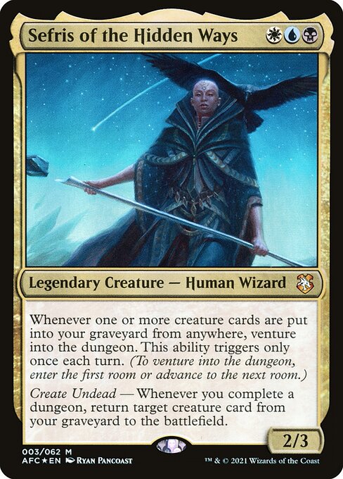 Sefris of the Hidden Ways - Forgotten Realms Commander Mythic Card