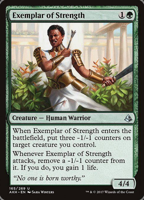 Exemplar of Strength - Amonkhet Uncommon Card