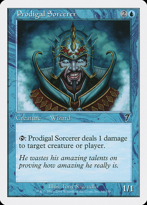 Prodigal Sorcerer - Seventh Edition Common Card