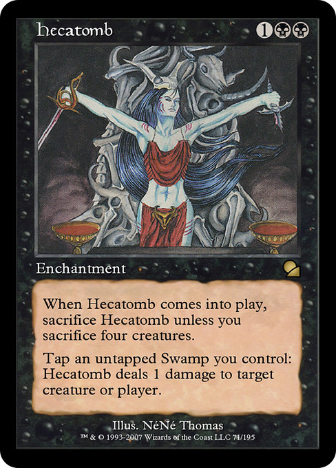 Hecatomb - Masters Edition Rare Card