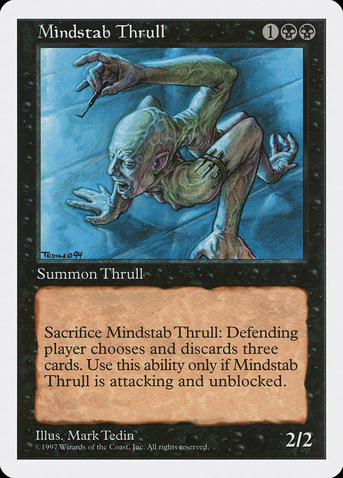 Mindstab Thrull - Fifth Edition Common Card